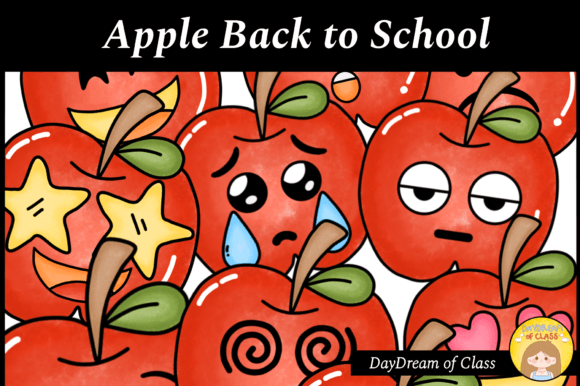 Apple Emotions Clipart Back to School: A Creative Tool for Educators and Designers
