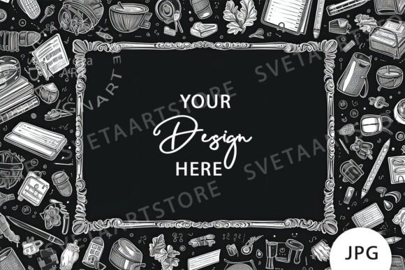 Back to School Chalk Board Background: A Creative Resource for Educators and Designers