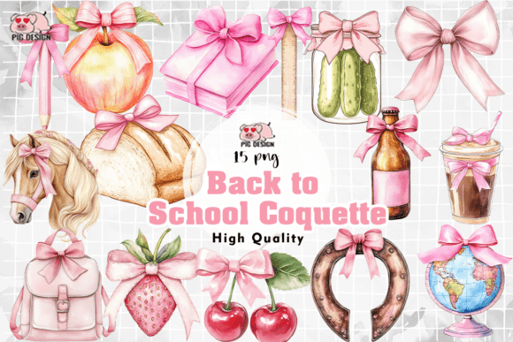 Back to School Coquette Sublimation Clip – A Versatile Tool for Creative Projects