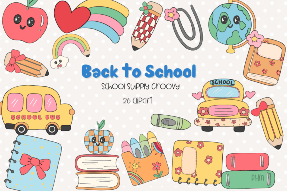 Back to School Groovy Supply: A Digital Resource for Educators and Creators