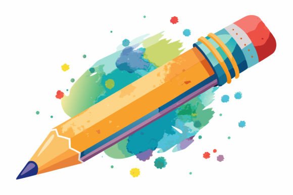 Back to School Simple Pencil Watercolor: A Versatile Resource for Creative Professionals