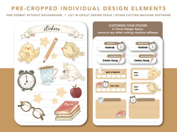 Cricut PNG Back to School Stickers: A Creative Tool for Every Classroom and Workspace