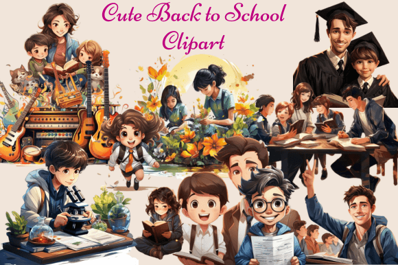 Cute Back to School Clipart