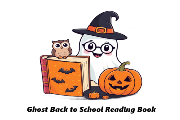 Ghost Back to School Reading Book