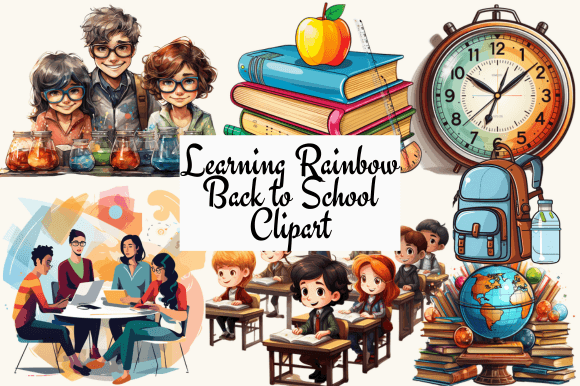 Math Magic Back to School Clipart Set: A Creative Resource for Designers and Educators