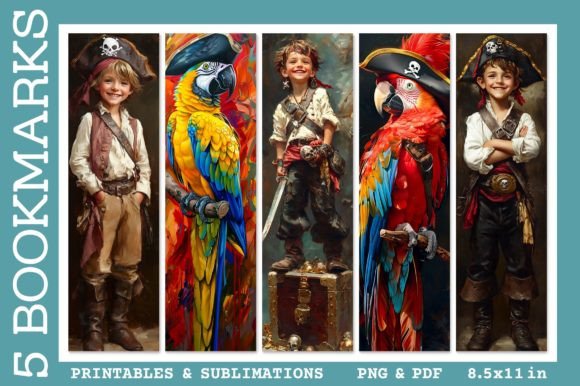 Pirate Back to School Bookmark