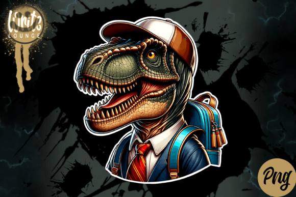 T-Rex Back to School Dinosaur Font