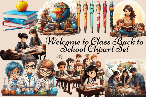 Welcome to Class Back to School Clipart
